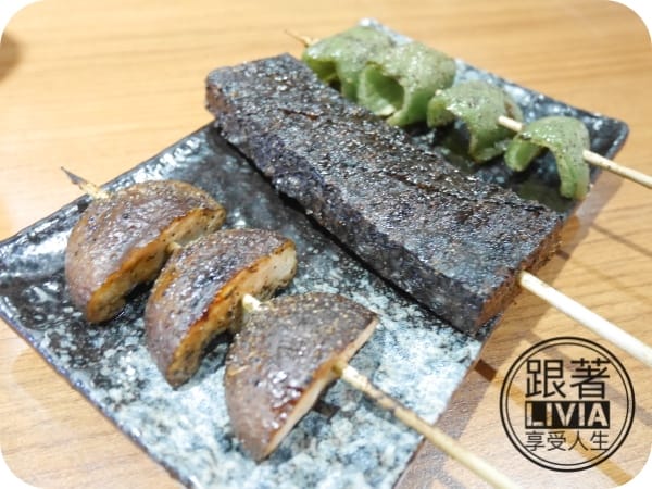 美食。餐廳 台北中山區 中山捷運站 柒-串燒屋 創意串燒 海鮮燒烤超鮮美 內用外帶都來柒串燒屋 跟著Livia享受人生