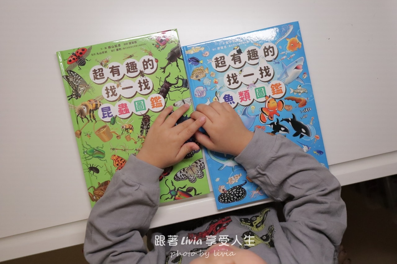 親子共讀｜一翻開就全家安靜的找一找遊戲書｜超有趣的找一找昆蟲圖鑑＆超有趣的找一找魚類圖鑑｜小角落文化