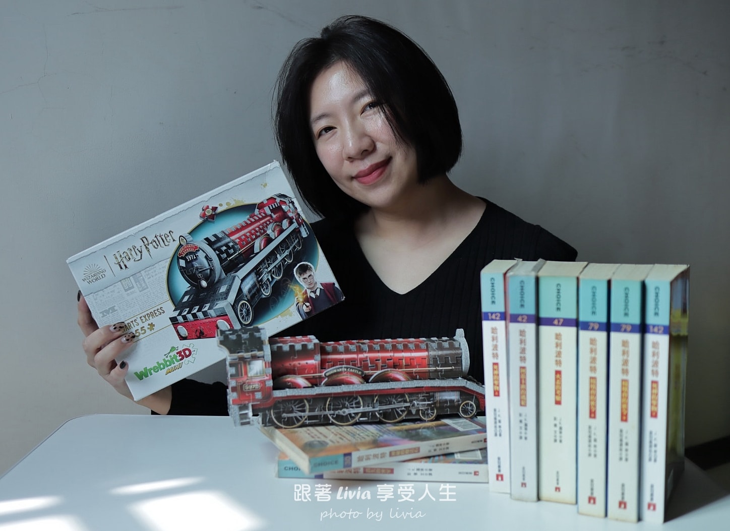 一片一片拼出魔法世界｜好森 Ho Sng × Wrebbit 3D 哈利波特霍格華茲特快車立體拼圖開箱推薦