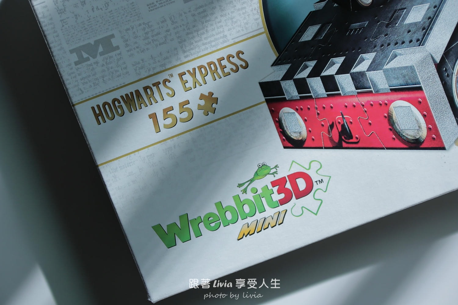 一片一片拼出魔法世界｜好森 Ho Sng × Wrebbit 3D 哈利波特霍格華茲特快車立體拼圖開箱推薦