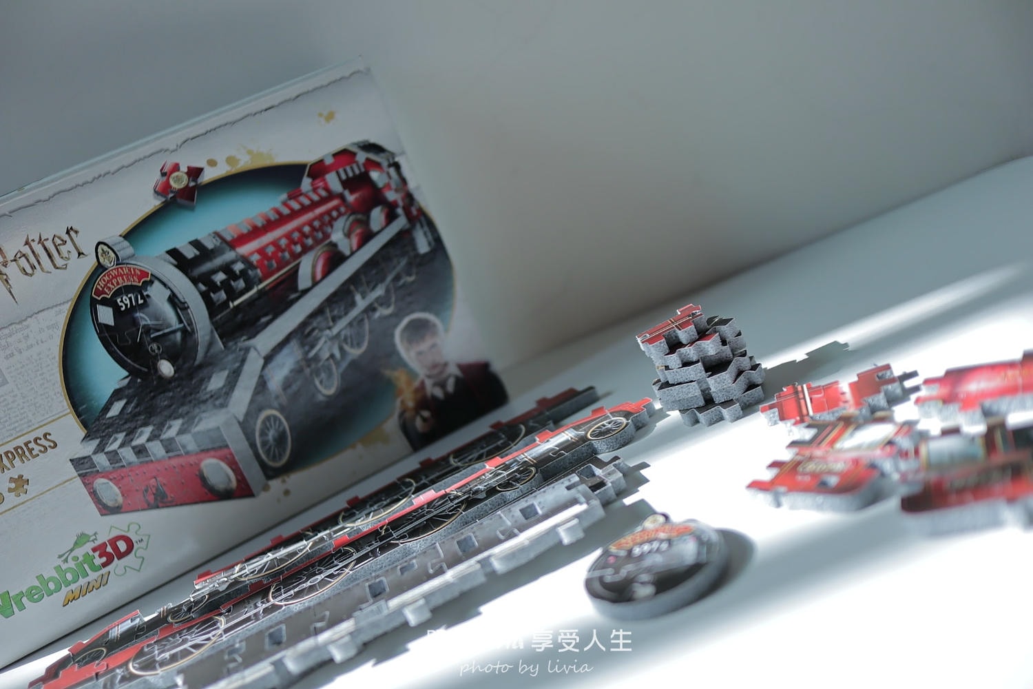 一片一片拼出魔法世界｜好森 Ho Sng × Wrebbit 3D 哈利波特霍格華茲特快車立體拼圖開箱推薦