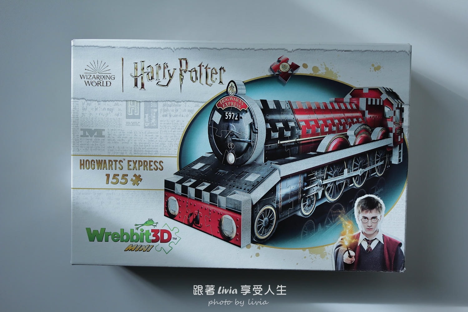 一片一片拼出魔法世界｜好森 Ho Sng × Wrebbit 3D 哈利波特霍格華茲特快車立體拼圖開箱推薦