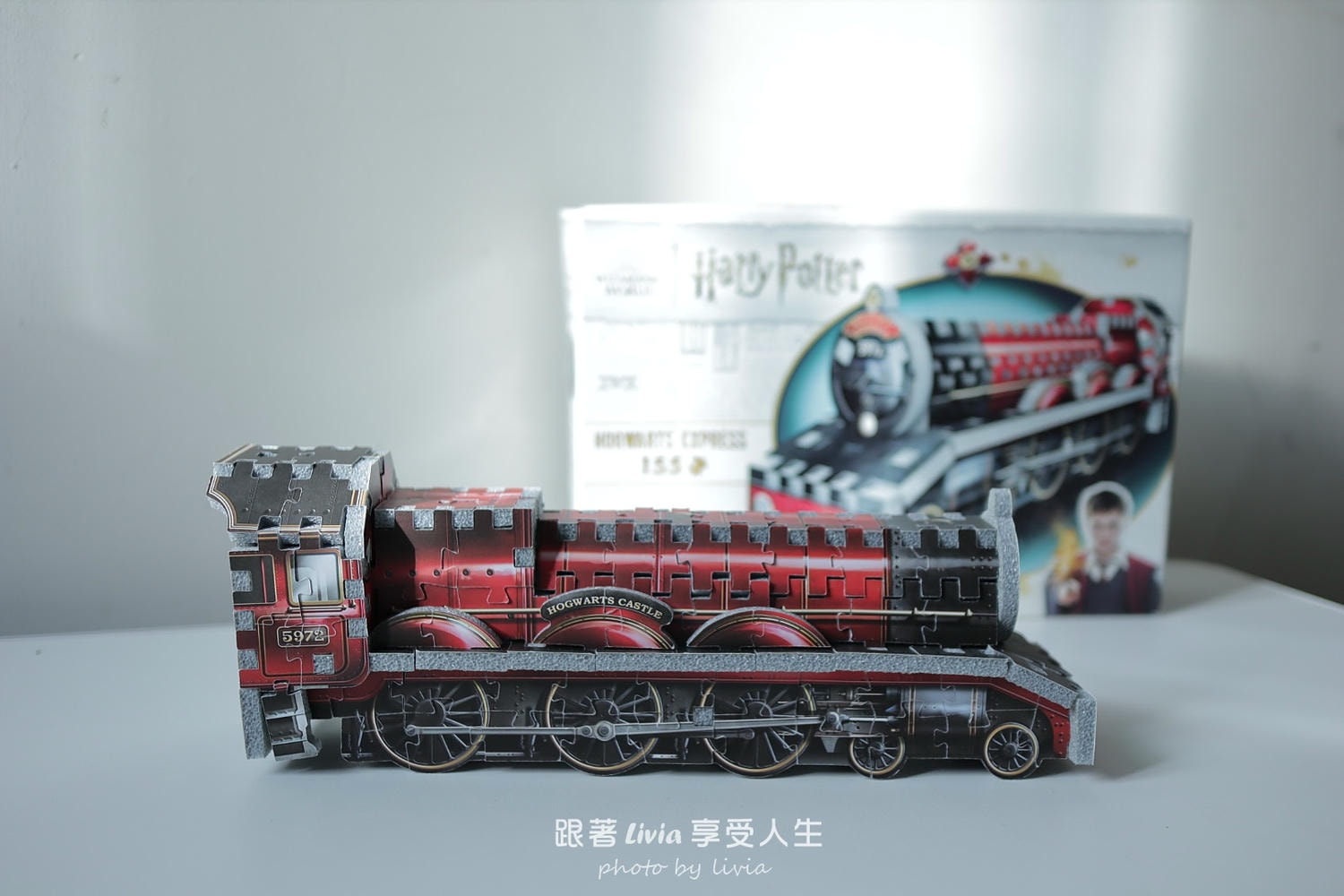 一片一片拼出魔法世界｜好森 Ho Sng × Wrebbit 3D 哈利波特霍格華茲特快車立體拼圖開箱推薦