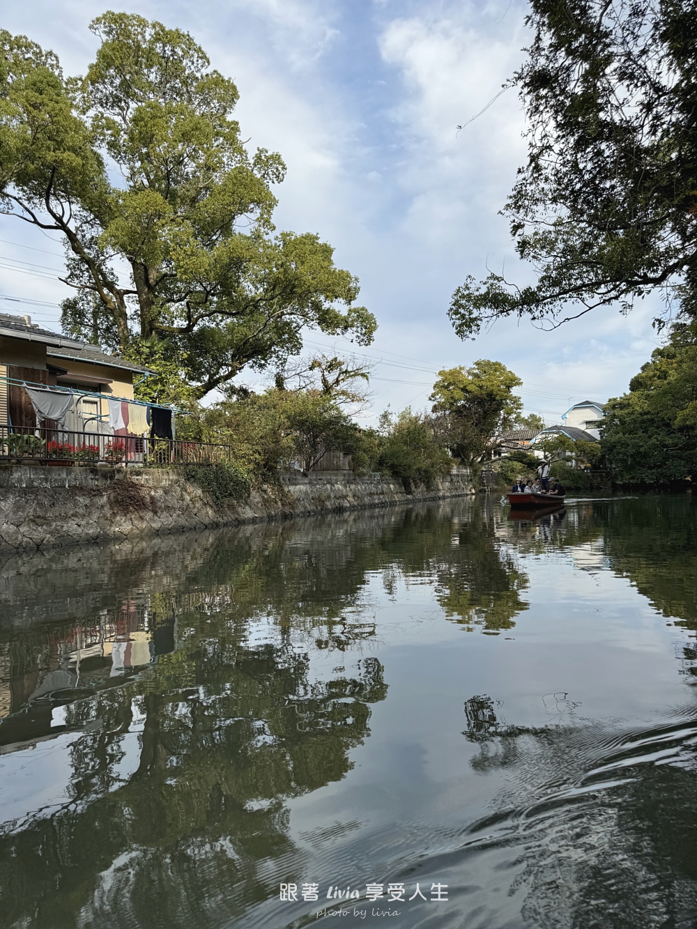 九州福岡柳川一日遊｜親子旅行第一站，坐船看水鄉風景真的很舒服！